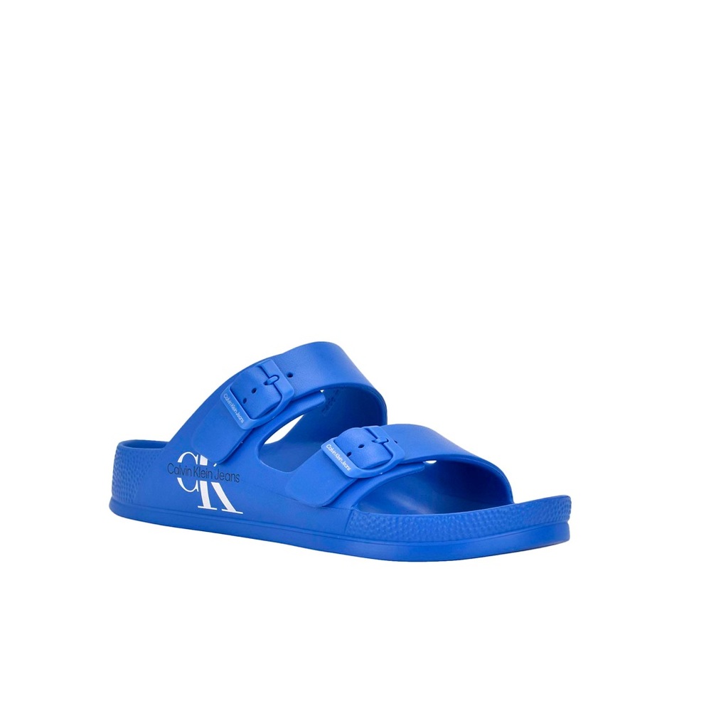Calvin Klein Monogram Dual Strap Sandals